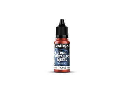 Vallejo True Metallic Metal 77166 Ruby Red Airbrush (18 ml)