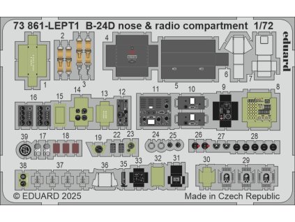 B-24D nose & radio compartment 1/72 recommended for AIRFIX