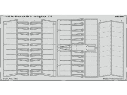 Sea Hurricane Mk.IIc landing flaps 1/32 recommended for REVELL