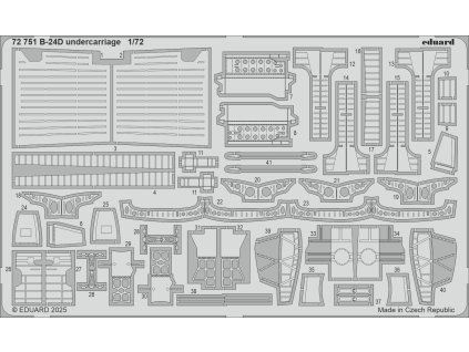 B-24D undercarriage 1/72 recommended for AIRFIX