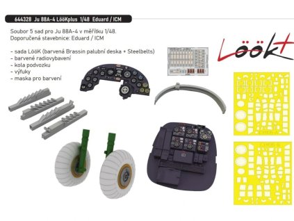 Ju 88A-4 LööKplus 1/48 recommended for EDUARD / ICM