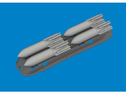 S-199 4xETC 50 rack w/ bombs PRINT 1/48 recommended for EDUARD