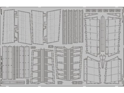 1/32 Il-2m3 landing flaps for HOBBY BOSS kit
