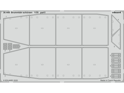 1/35 Brummbär schurzen for ACADEMY kit