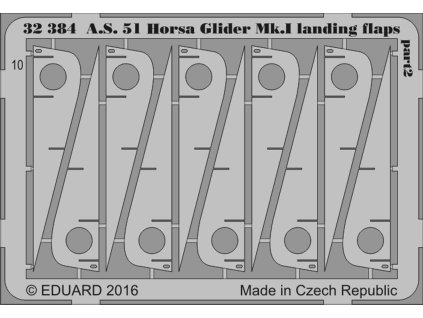 1/35 A.S. 51 Horsa Glider Mk.I landing flaps for BRONCO MODELS kit