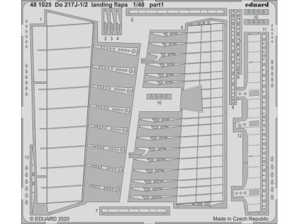 1/48 Do 217J-1/2 landing flaps for ICM kit