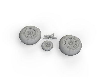 Bf 110G wheels 1/48 recommended for EDUARD