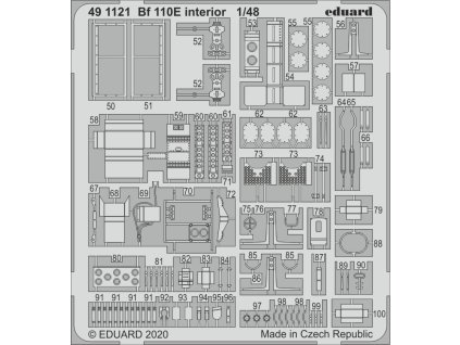 1/48 Bf 110E interior for DRAGON kit