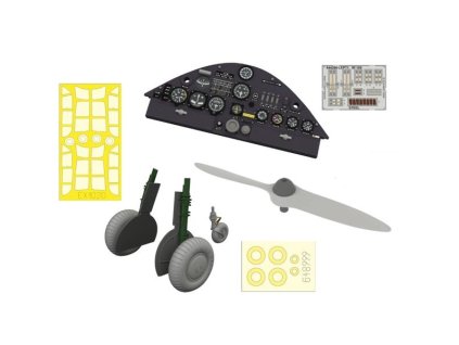 Bf 108 regular wheels LööKplus 1/48 recommended for EDUARD