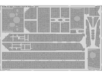 1/35 Pz.Kpfw.V Panther (Ausf.D) Zimmerit for ZVEZDA kit