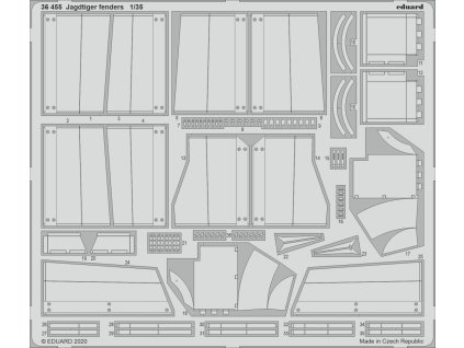 1/35 Jagdtiger fenders for TAKOM kit
