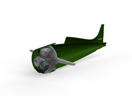 F4F-4 wheel bay PRINT 1/48 recommended for EDUARD