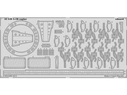 1/32 A-1D engine for TRUMPETER kit