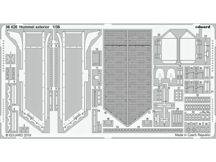 1/35 Hummel exterior for TAMIYA kit