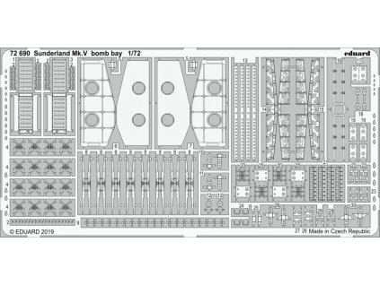 1/72 Sunderland Mk.V bomb bay for SPECIAL HOBBY kit