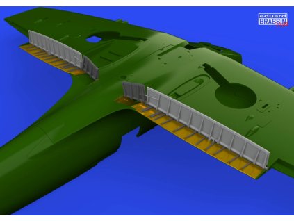 Spitfire Mk.VIII landing flaps PRINT 1/48 recommended for EDUARD