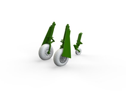 P-51D wheels oval tread 1/48 recommended for EDUARD