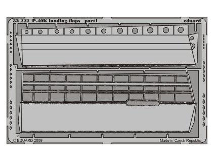 1/32 P-40K landing flaps for HASEGAWA kit