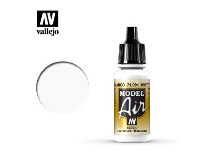 Vallejo Model Air 71001 White Color (18 ml)