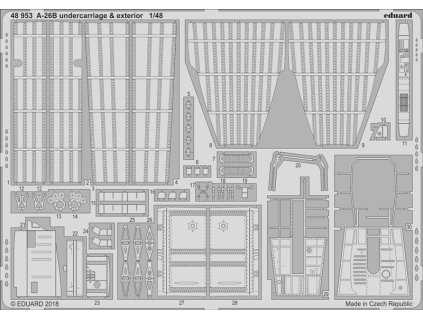 1/48 A-26B undercarriage & exterior for REVELL kit