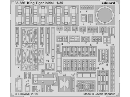 1/35 King Tiger initial for TAKOM kit