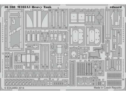 1/35 M103A1 Heavy Tank for DRAGON kit