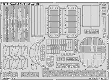1/32 Mosquito B Mk.IX bomb bay for HKM kit