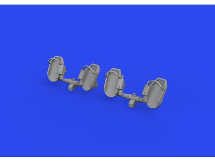 Bf 109E rudder pedals early PRINT 1/32