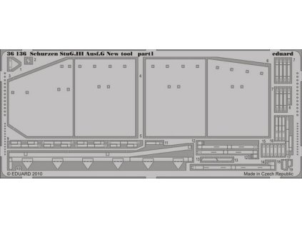 1/35 Schürzen StuG.III Ausf.G new tool for DRAGON kit