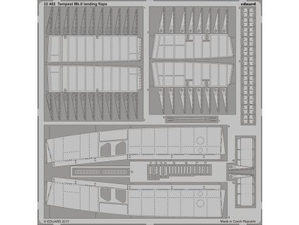 1/32 Tempest Mk.II landing flaps for SPECIAL HOBBY kit