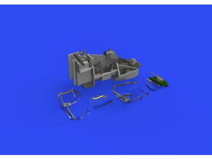Mi-24V cockpit turquoise PRINT & SPACE 1/48 recommended for EDUARD/ZVEZDA