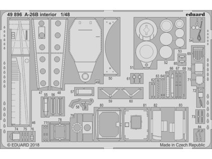 1/48 A-26B interior for REVELL kit