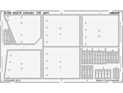 1/35 StuG IV schurzen for ACADEMY kit
