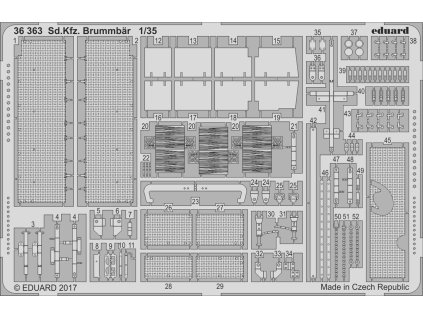 1/35 Sd.Kfz. 166 Brummbär  for TAMIYA kit