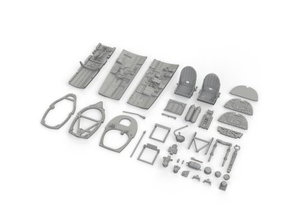 Spitfire Mk.I cockpit 1/48 recommended for EDUARD