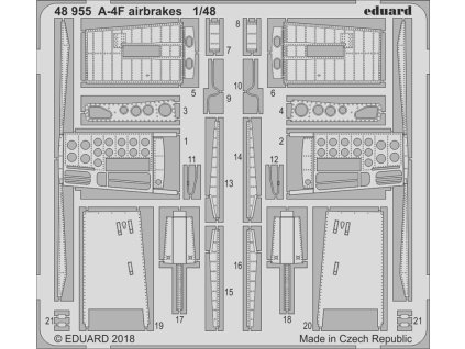 1/48 A-4F airbrakes for HOBBY BOSS kit