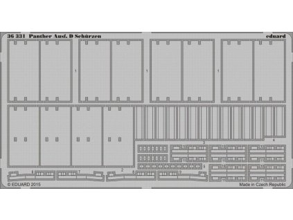 1/35 Panther Ausf. D Schürzen