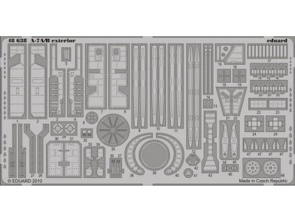 1/48 A-7A/B exterior for HOBBY BOSS kit