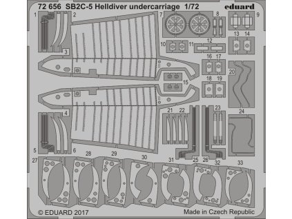 1/72 SB2C-5 Helldiver undercarriage  for SPECIAL HOBBY kit