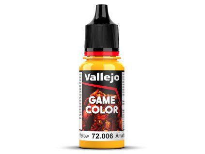 Vallejo Game Color 72006 Sun Yellow Color (18 ml)