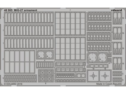 1/48 MiG-27 armament for TRUMPETER kit