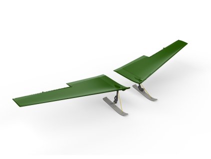 Z-126/226 landing gear skis PRINT 1/48 recommended for EDUARD