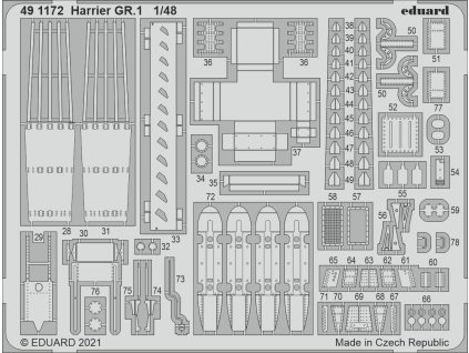 1/48 Harrier GR.1 for KINETIC kit