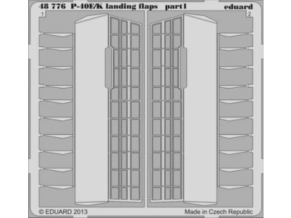 1/48 P-40E/K landing flaps for ITALERI kit