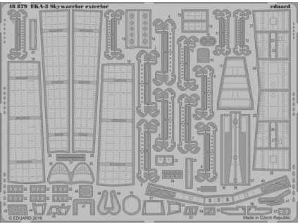 1/48 EKA-3 Skywarrior exterior for TRUMPETER kit