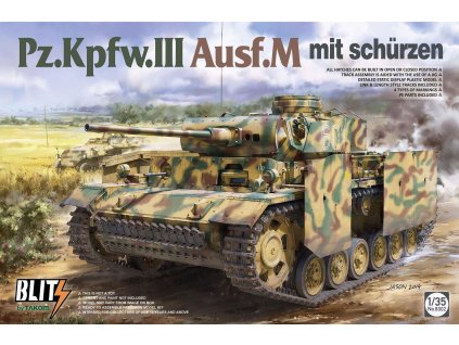 1/35 Pz.Kpfw.III Ausf.M mit schürzen