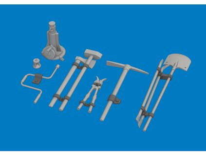 H39 French Light Tank equipment PRINT 1/35 recommended for TAMIYA