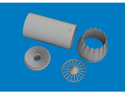 F-35C exhaust nozzle PRINT 1/72 recommended for TAMIYA