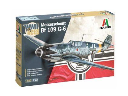 Italeri 1483 Bf 109 G-2/G-6 Aces 1/72