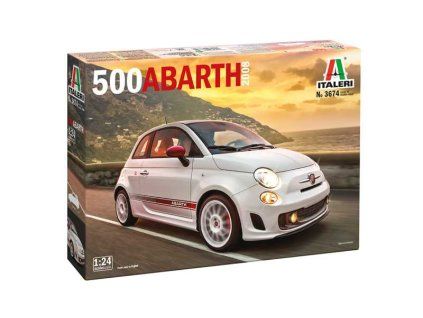 Italeri 3674 500 Abarth (2008) 1/24